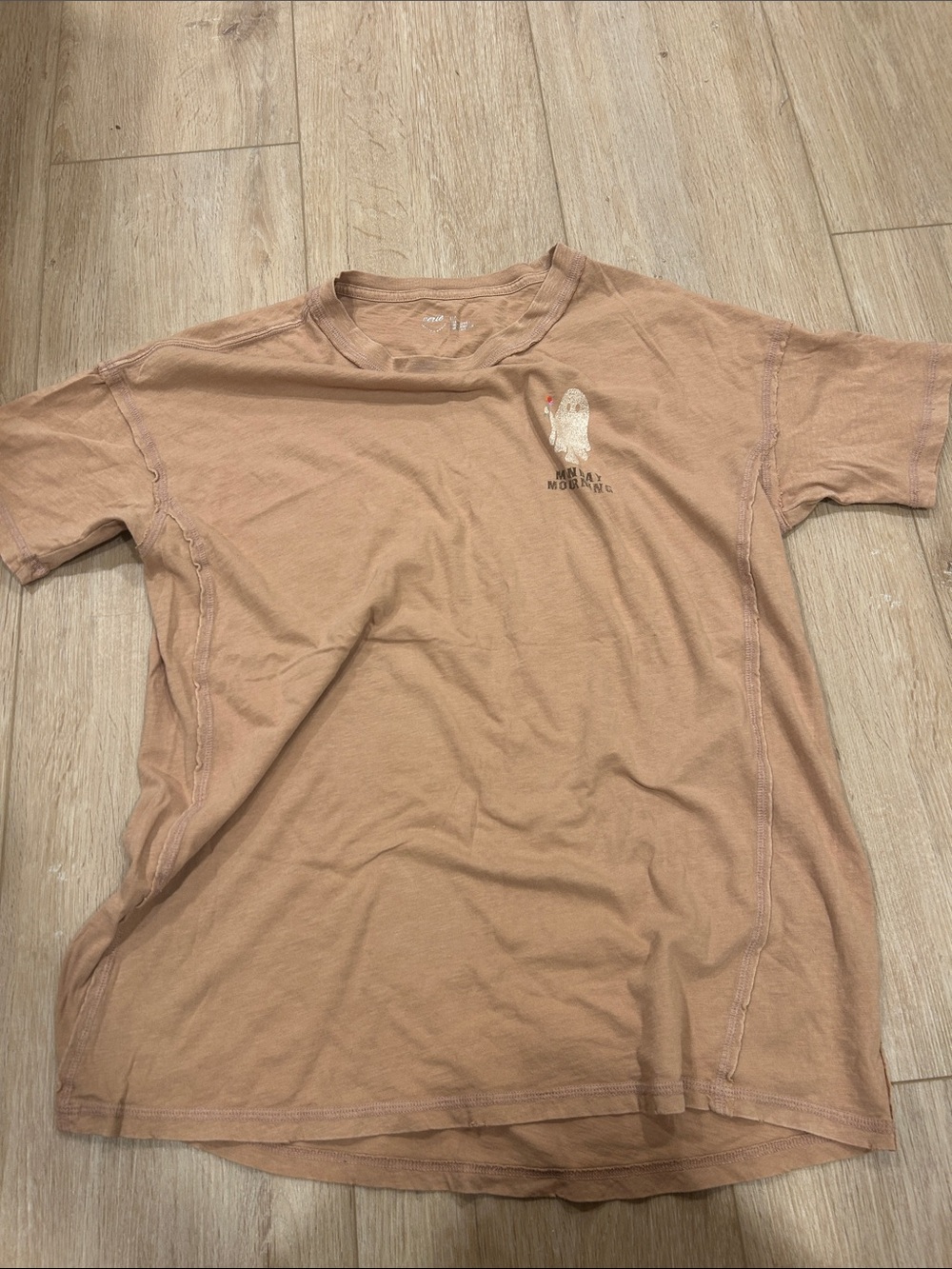 Aerie Halloween - Tan Graphic Crewneck T-Shirt